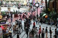 Amusement park on Children\'s Day Lotte World, a major amusement park in southern Seoul, bustles with visitors on Children\'s Day on May 5, 2024. (Yonhap)\/2024-05-05 14:06:05\/ < 1980-2024 YONHAPNEWS AGENCY.
