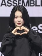 S. Korean girl group TripleS Kong Yoo-bin, a member of South Korea\'s 24-member girl group TripleS, poses for a photo during a showcase for the group\'s first album "Assemble 24" with the title song "Girls Never Die" in Seoul on May 8, 2024. (Yonhap)\/2024-05-09 18:30:29\/ < 1980-2024 YONHAPNEWS AGENCY.