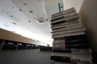 Prolonged walkout by doctors Cardiology books are piled up at a lecture room of a medical school in Seoul on May 19, 2024. Many medical students have rejected classes this semester in protest of the government